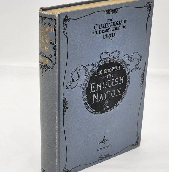 The Growth Of The English Nation By Katherine Coman, Antiquarian 1894 - Picture 1 of 13